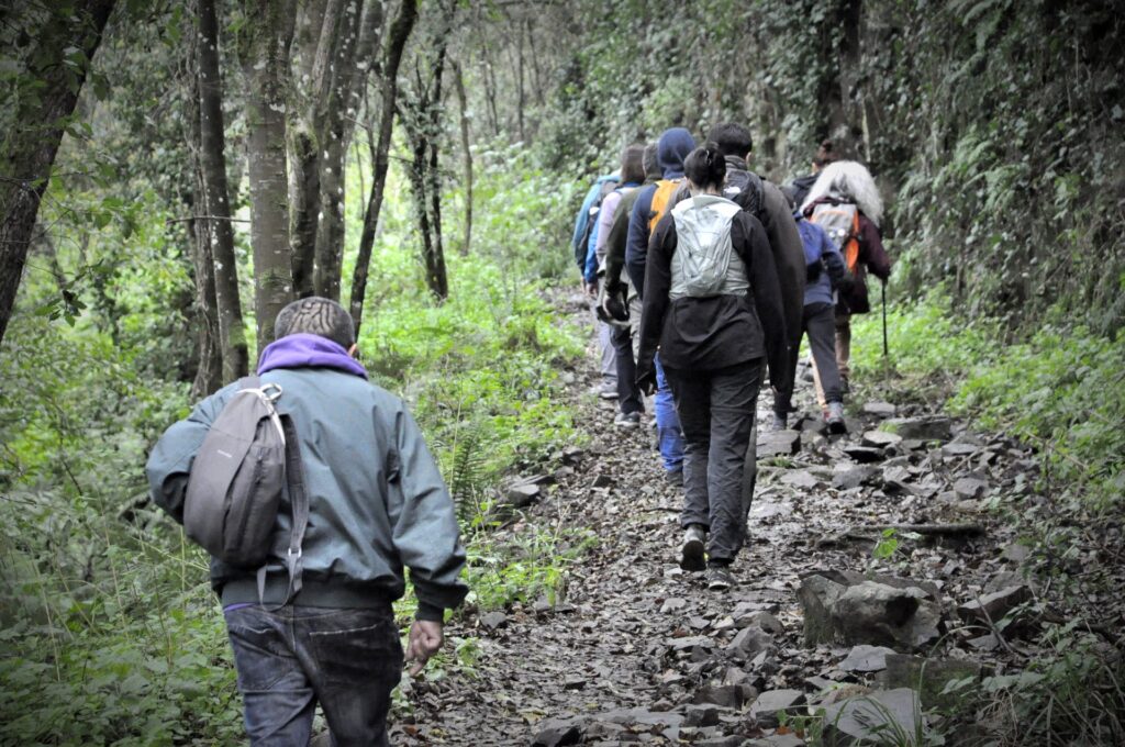 Excursió per la vall de Vallcàrquera, guiada per Aprèn Serveis Ambientals.